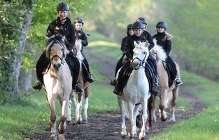 Ausritt bei den Reiterferien in Wendorf