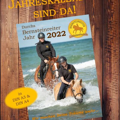 Kalender Erlebnisreiterhof Bernsteinreiter 2022