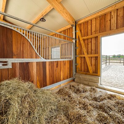 Residenzstall Box mit Auslauf
